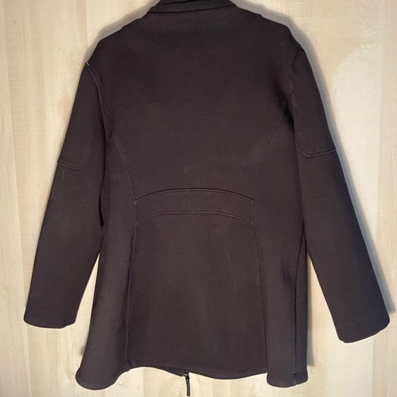 Andrew Marc black fleece coat jacket, size XXL - Picture 11 of 13